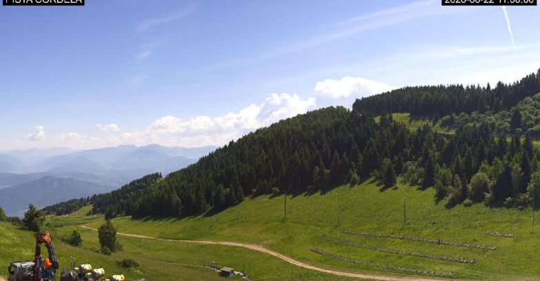 Webcam Monte Bondone - Cordela Piste und Snowpark