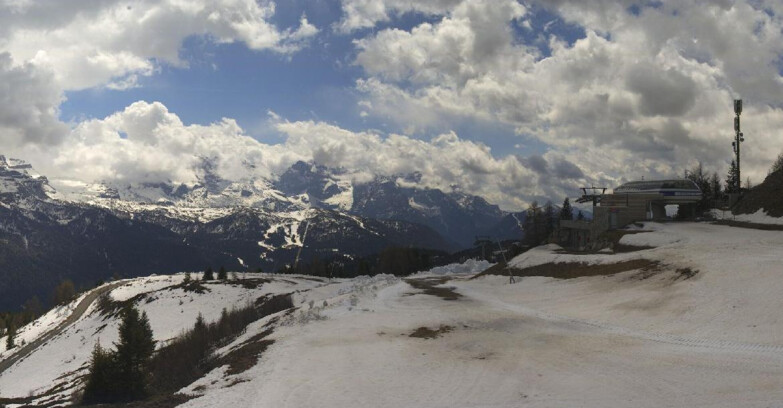 Webcam Фольгарида-Мариллева - Seggiovia Malghette 