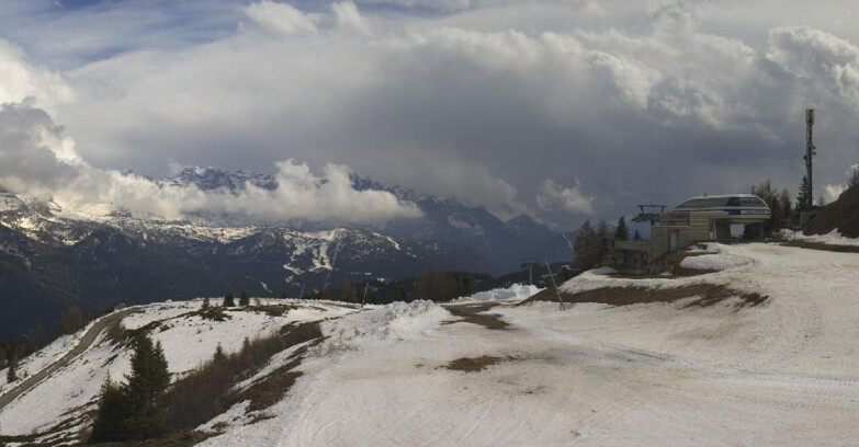 Webcam Фольгарида-Мариллева - Seggiovia Malghette 