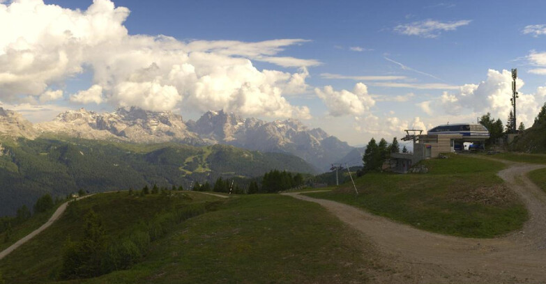 Webcam Skiarea Campiglio Dolomiti di Brenta Val di Sole Val Rendena - Seggiovia Malghette 