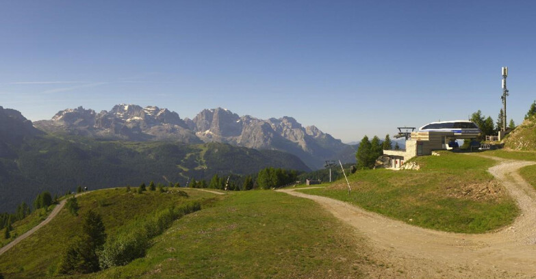 Webcam Skiarea Campiglio Dolomiti di Brenta Val di Sole Val Rendena - Seggiovia Malghette 