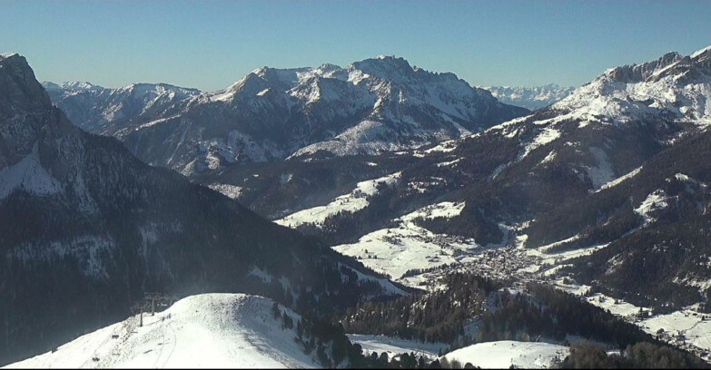 Webcam Pozza di Fassa-Aloch-Buffaure  - Cabinovia Buffaure - Stazione a Monte