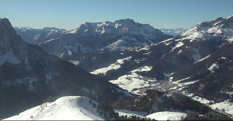 Webcam Pozza di Fassa-Aloch-Buffaure  - Cabinovia Buffaure - Stazione a Monte