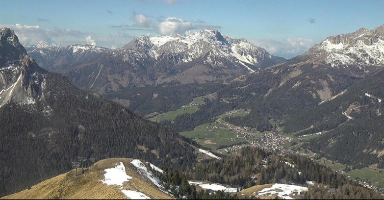 Webcam Pozza di Fassa-Aloch-Buffaure - Cabinovia Buffaure - Stazione a Monte