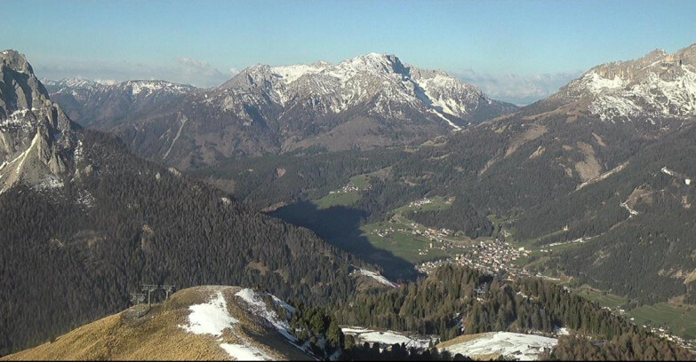 Webcam Pozza di Fassa-Aloch-Buffaure - Cabinovia Buffaure - Stazione a Monte