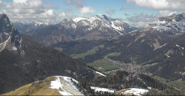 Webcam Pozza di Fassa-Aloch-Buffaure  - Cabinovia Buffaure - Stazione a Monte