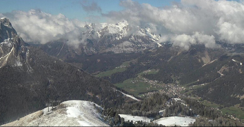 Webcam Pozza di Fassa-Aloch-Buffaure  - Cabinovia Buffaure - Stazione a Monte