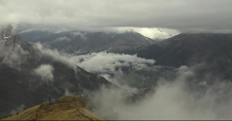 Webcam Pozza di Fassa-Aloch-Buffaure  - Cabinovia Buffaure - Stazione a Monte
