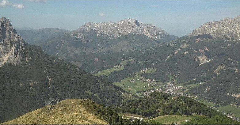 Webcam Pozza di Fassa-Aloch-Buffaure  - Cabinovia Buffaure - Stazione a Monte