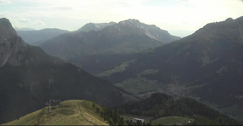 Webcam Pozza di Fassa-Aloch-Buffaure  - Cabinovia Buffaure - Stazione a Monte