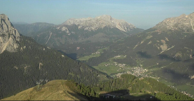 Webcam Pozza di Fassa-Aloch-Buffaure  - Cabinovia Buffaure - Stazione a Monte