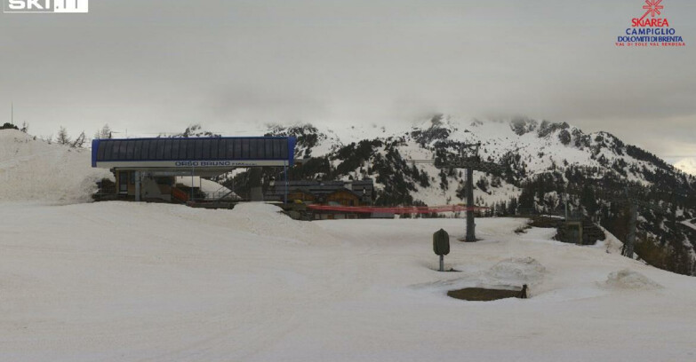 Webcam Skiarea Campiglio Dolomiti di Brenta Val di Sole Val Rendena - Seggiovia Orso Bruno 