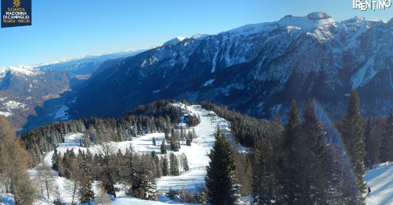 Webcam Ski area Campiglio Dolomiti di Brenta Val di Sole Val Rendena - Folgarida Malghet Aut 