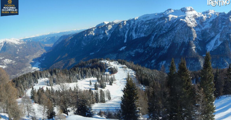 Webcam Ski area Campiglio Dolomiti di Brenta Val di Sole Val Rendena - Folgarida Malghet Aut 