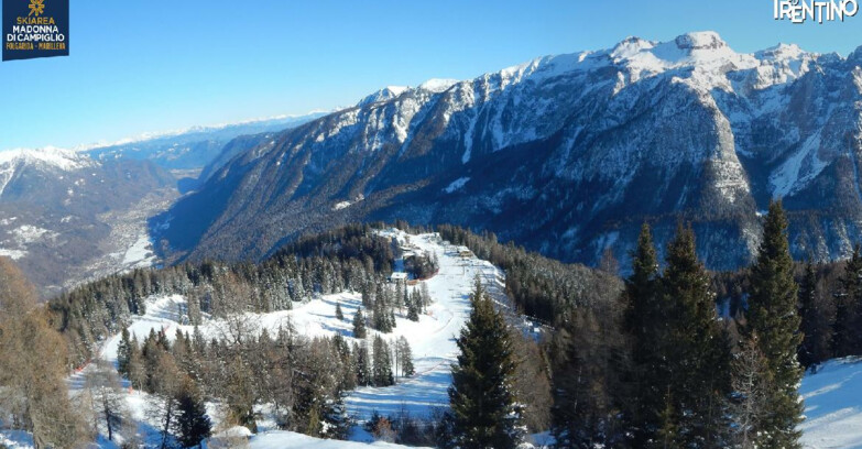 Webcam Ski area Campiglio Dolomiti di Brenta Val di Sole Val Rendena - Folgarida Malghet Aut 