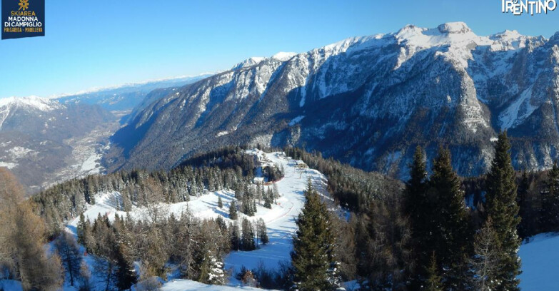 Webcam Ski area Campiglio Dolomiti di Brenta Val di Sole Val Rendena - Folgarida Malghet Aut 