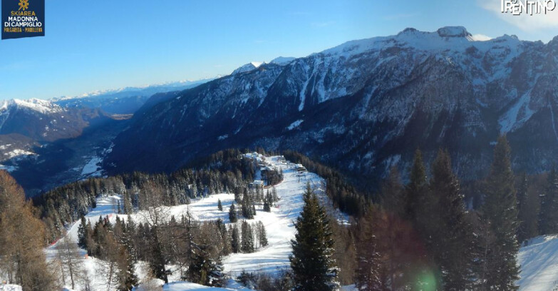 Webcam Ski area Campiglio Dolomiti di Brenta Val di Sole Val Rendena - Folgarida Malghet Aut 