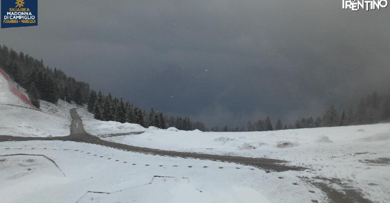Webcam Skiarea Campiglio Dolomiti di Brenta Val di Sole Val Rendena - Pista delle Rocce - Folgarida