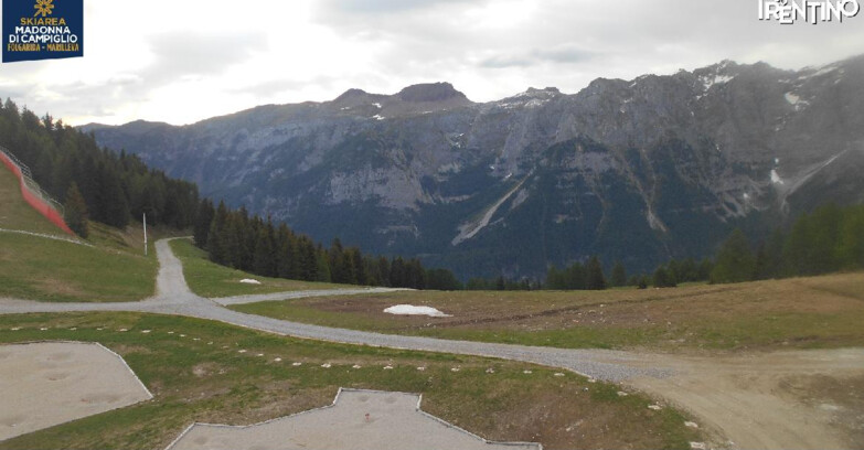 Webcam Skiarea Campiglio Dolomiti di Brenta Val di Sole Val Rendena - Pista delle Rocce - Folgarida
