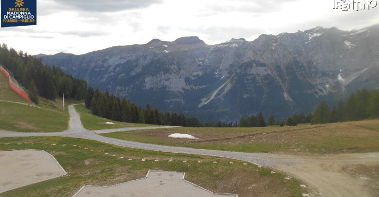 Webcam Skiarea Campiglio Dolomiti di Brenta Val di Sole Val Rendena - Pista delle Rocce - Folgarida