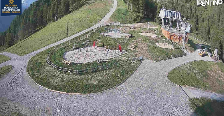 Webcam Ski area Campiglio Dolomiti di Brenta Val di Sole Val Rendena - Pista delle Rocce - Folgarida
