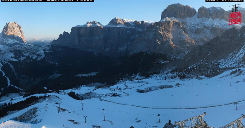 Webcam Canazei-Belvedere  - SKIAREA BELVEDERE 