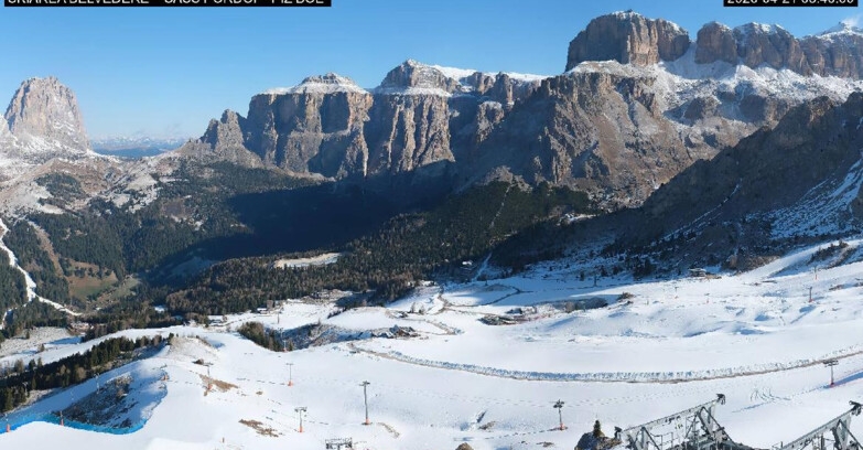 Webcam Canazei-Belvedere  - SKIAREA BELVEDERE 