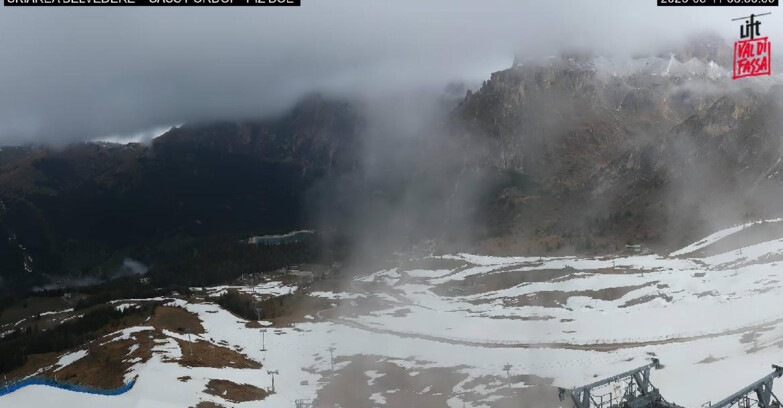 Webcam Canazei-Belvedere  - SKIAREA BELVEDERE 