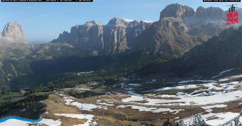 Webcam Canazei-Belvedere - SKIAREA BELVEDERE 
