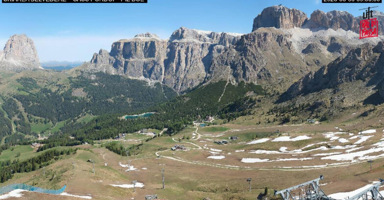 Webcam Canazei-Belvedere - SKIAREA BELVEDERE 