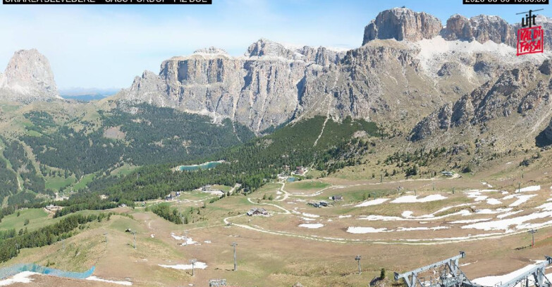 Webcam Canazei-Belvedere - SKIAREA BELVEDERE 