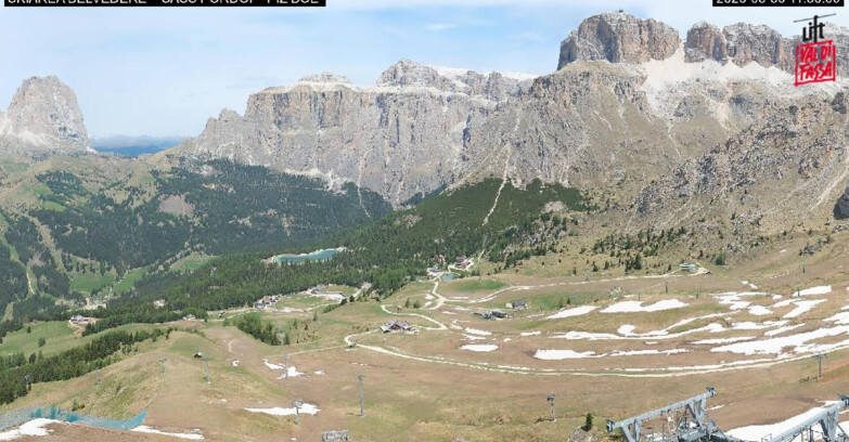 Webcam Canazei-Belvedere - SKIAREA BELVEDERE 