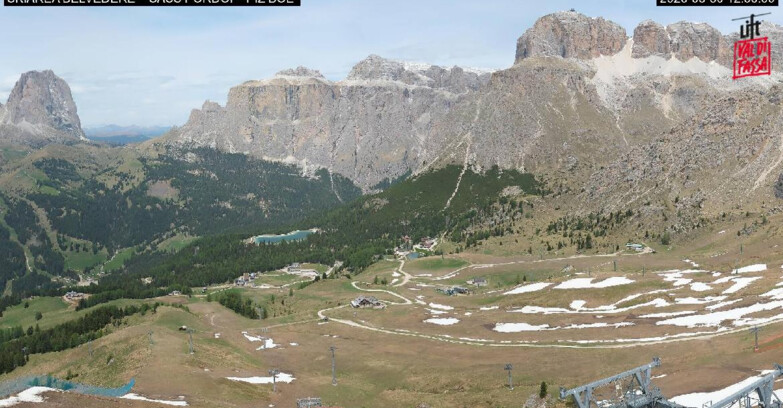 Webcam Canazei-Belvedere - SKIAREA BELVEDERE 