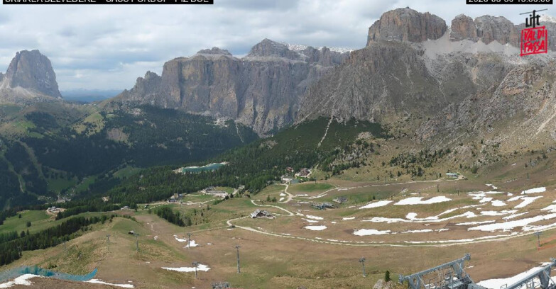 Webcam Canazei-Belvedere - SKIAREA BELVEDERE 