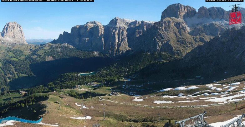 Webcam Canazei-Belvedere - SKIAREA BELVEDERE 