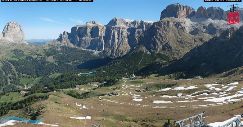 Webcam Canazei-Belvedere - SKIAREA BELVEDERE 