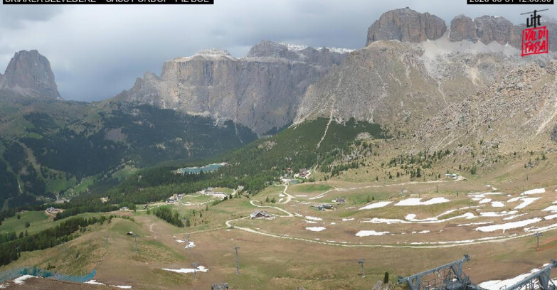 Webcam Canazei-Belvedere - SKIAREA BELVEDERE 