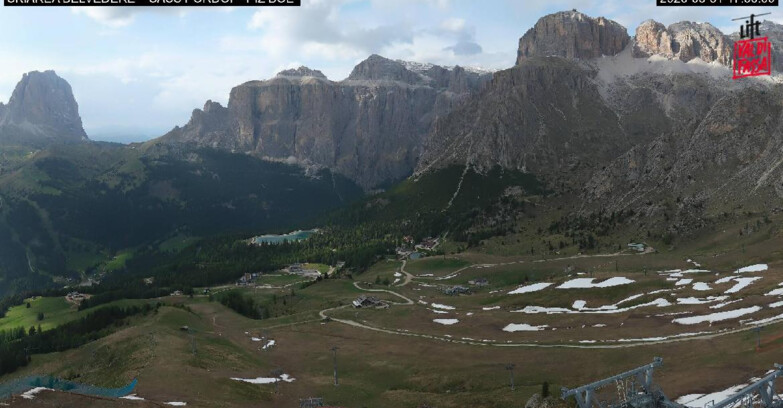 Webcam Canazei-Belvedere - SKIAREA BELVEDERE 