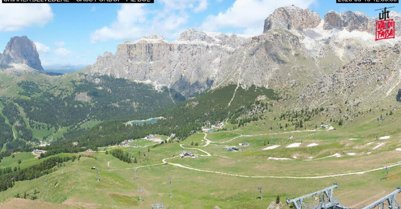 Webcam Canazei-Belvedere - SKIAREA BELVEDERE 