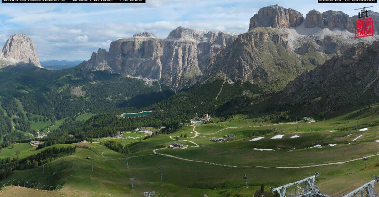 Webcam Canazei-Belvedere - SKIAREA BELVEDERE 