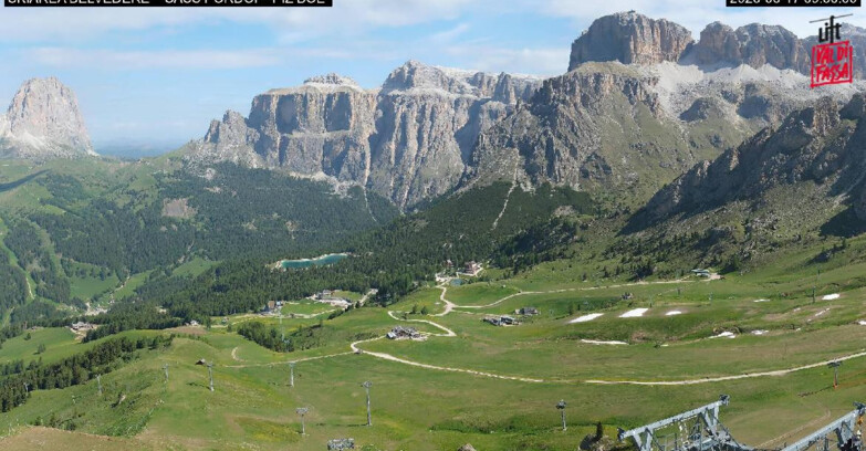 Webcam Canazei-Belvedere - SKIAREA BELVEDERE 