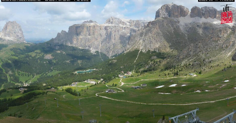 Webcam Canazei-Belvedere - SKIAREA BELVEDERE 