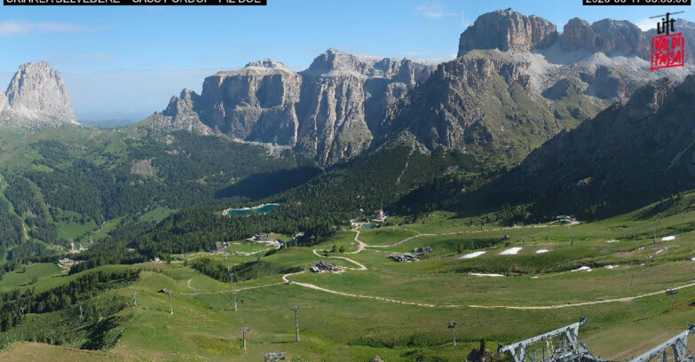 Webcam Canazei-Belvedere - SKIAREA BELVEDERE 