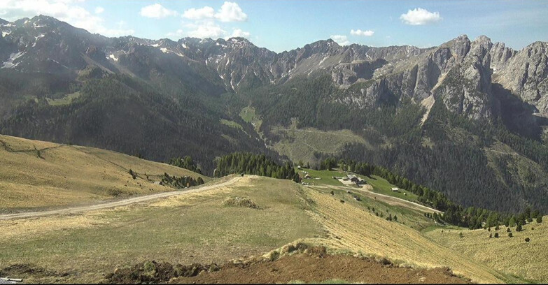 Webcam Pozza di Fassa-Aloch-Buffaure  - Rifugio Baita Cuz