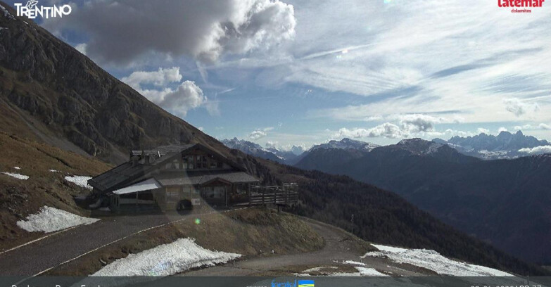 Webcam Пампеаго - Предаццо - Оберегген	 - Latemar- Feudo Ovest