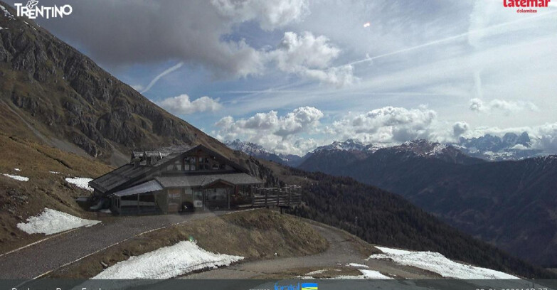 Webcam Пампеаго - Предаццо - Оберегген	 - Latemar- Feudo Ovest