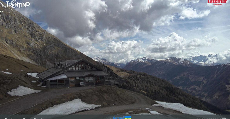 Webcam Пампеаго - Предаццо - Оберегген	 - Latemar- Feudo Ovest