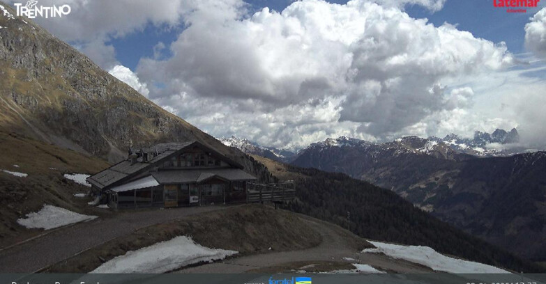 Webcam Пампеаго - Предаццо - Оберегген	 - Latemar- Feudo Ovest