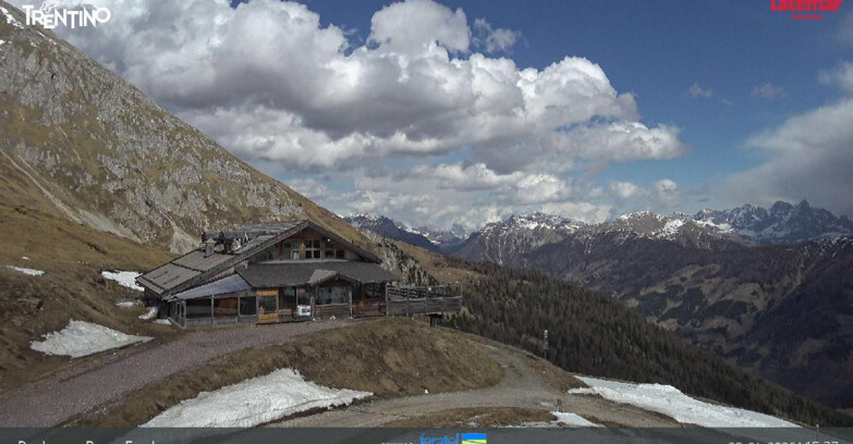 Webcam Пампеаго - Предаццо - Оберегген	 - Latemar- Feudo Ovest