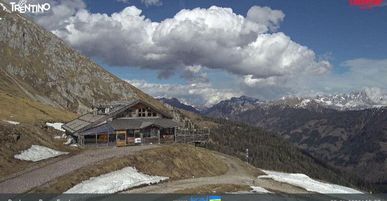 Webcam Пампеаго - Предаццо - Оберегген	 - Latemar- Feudo Ovest